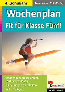 Wochenplan Fit für Klasse Fünf!