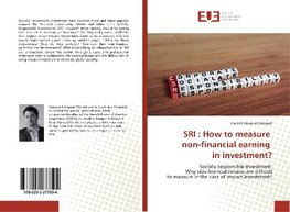 SRI : How to measure non-financial earning in investment?