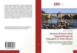 Sources d'erreurs dans l'apprentissage de l'espagnol en Côte d'Ivoire