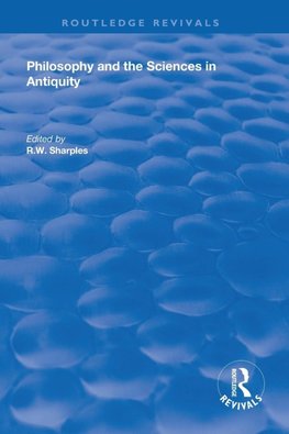 Philosophy and the Sciences in Antiquity