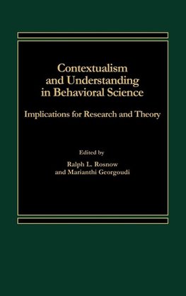 Contextualism and Understanding in Behavioral Science