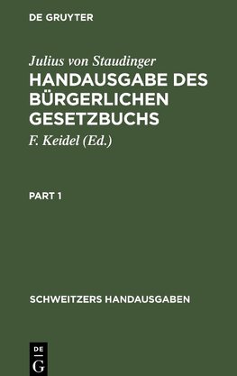 Handausgabe des Bürgerlichen Gesetzbuchs