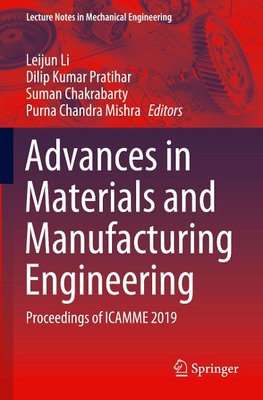 Advances in Materials and Manufacturing Engineering