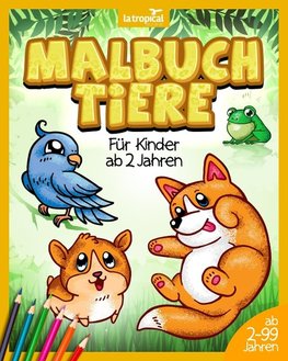 Malbuch Tiere fu¨r Kinder ab 2 Jahren