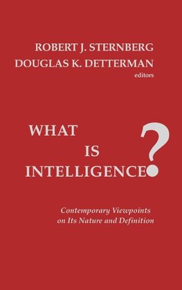 What Is Intelligence?