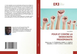 POUR ET CONTRE LA DEMOCRATIE PROSÔPONISTE