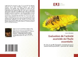 Evaluation de l'activité acaricide de l'huile essentielle