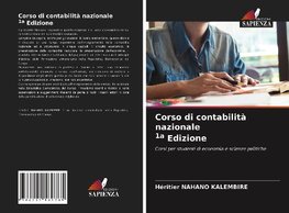 Corso di contabilità nazionale 1a Edizione