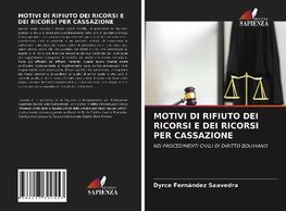 MOTIVI DI RIFIUTO DEI RICORSI E DEI RICORSI PER CASSAZIONE