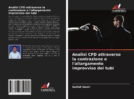 Analisi CFD attraverso la contrazione e l'allargamento improvviso dei tubi