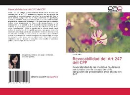 Revocabilidad del Art 247 del CPP