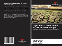 Agricultural valorization of urban waste sludge