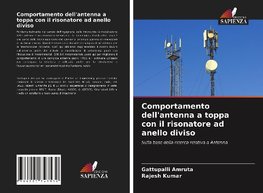 Comportamento dell'antenna a toppa con il risonatore ad anello diviso