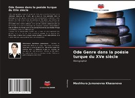 Ode Genre dans la poésie turque du XVe siècle