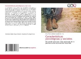 Características psicológicas y sociales