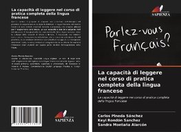 La capacità di leggere nel corso di pratica completa della lingua francese