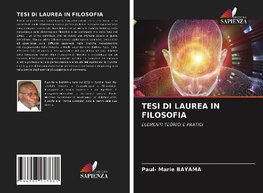 TESI DI LAUREA IN FILOSOFIA