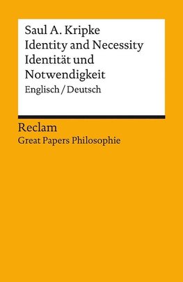 Identity and Necessity / Identität und Notwendigkeit