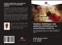 Gestion diététique des patients diabétiques en consultation externe