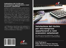 Valutazione del rischio per microimprese appartenenti a rami economici selezionati