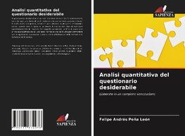 Analisi quantitativa del questionario desiderabile