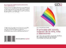 El principio del interés superior de la niña, niño y adolescente