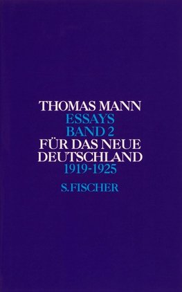 Für das neue Deutschland 1919 - 1925