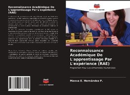 Reconnaissance Académique De L'apprentissage Par L'expérience (RAE)