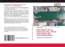 EFICIENCIA EN EL PROCESO DE CARGA - DESCARGA DE CONTENEDORES