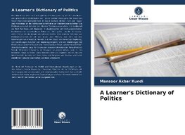 A Learner's Dictionary of Politics