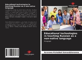 Educational technologies in teaching Russian as a non-native language