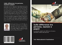 Sulle differenze tra persone, nazioni e popoli