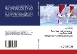 Reactive extraction of Levulinic acid