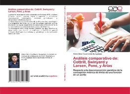 Análisis comparativo de: Cottrill, Swinyard y Larsen, Pons, y Arias