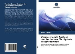 Vergleichende Analyse der Techniken für digitale Wasserzeichen