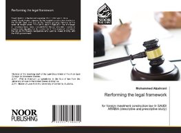 Rerforming the legal framework