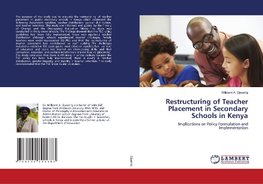 Restructuring of Teacher Placement in Secondary Schools in Kenya