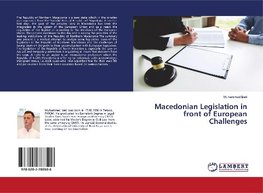 Macedonian Legislation in front of European Challenges