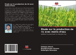 Étude sur la production de riz avec moins d'eau