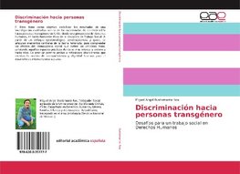 Discriminación hacia personas transgénero