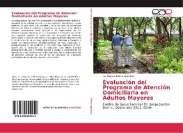 Evaluación del Programa de Atención Domiciliaria en Adultos Mayores