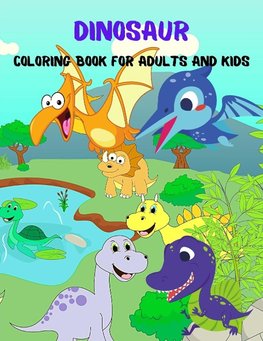 Dinosaur Coloring Book For Adults And Kids