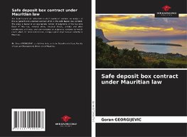 Safe deposit box contract under Mauritian law