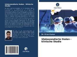 Ubdeszendierte Hoden - klinische Studie