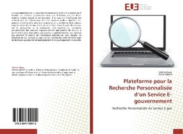 Plateforme pour la Recherche Personnalisée d'un Service E-gouvernement