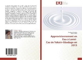 Approvisionnement en Eau à Lomé:   Cas de Tokoin-Gbadago en 2013