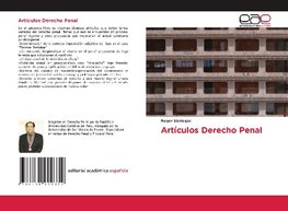 Artículos Derecho Penal