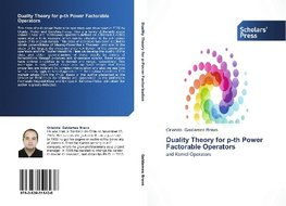 Duality Theory for p-th Power Factorable Operators