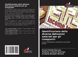 Identificazione delle diverse detrazioni salariali per gli insegnanti