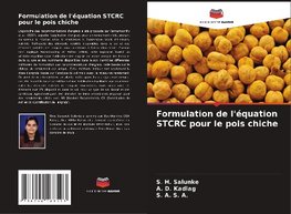 Formulation de l'équation STCRC pour le pois chiche